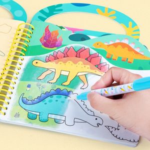 QINGTANG CRAFTS libro di pittura magica libro da disegno per bambini libro d'acqua portatile - Product Image 3