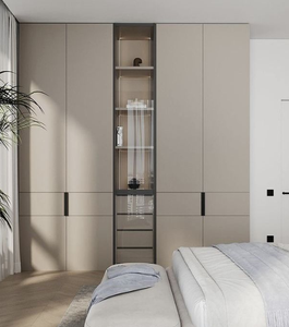 Meubles de garde-robe personnalisés en bois massif pour chambre à coucher et hôtel usage domestique - Product Image 2