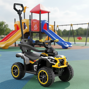 Bicicletas Eléctricas para Niños, Aptas para Bebés, con Control Remoto, Carritos Deslizantes de Cuatro Ruedas, Anti-Vuelco, Auto para Niños - Product Image 3