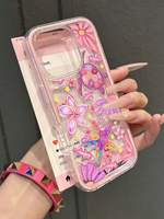 Coque de téléphone portable en TPU style été pour iPhone 14 12 15 17 Air 18 Pro Max, coque 2-en-1 à changement de couleur, protection arrière