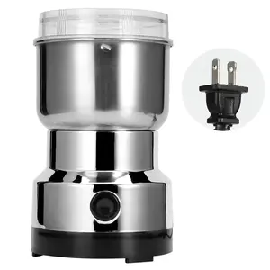 Commercial 400Ml 4 Blades Electric Automatic Coffee Grinder Mill for Kitchen Grain Nuts Beans Spices Grain