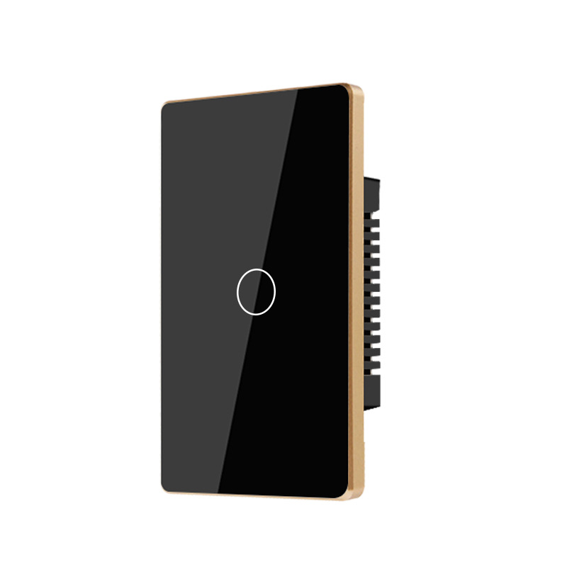 120-Metal Frame-Black 1 gang