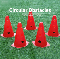 Emblema Hexagonal de 23 cm, Equipo Auxiliar de Entrenamiento de Fútbol, Marcadores de Obstáculos para Entrenamiento Físico Juvenil