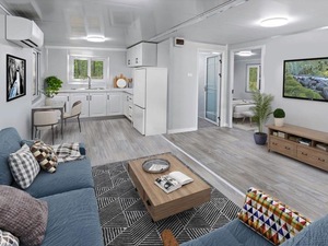 <span class=keywords><strong>Maison</strong></span> Modulaire Préfabriqué<span class=keywords><strong>e</strong></span> de Luxe Mobile, 2-3 Chambres, Maisonnette Préfabriqué<span class=keywords><strong>e</strong></span> Portable, Conteneur Extensible 20ft 40ft - Product Image 2