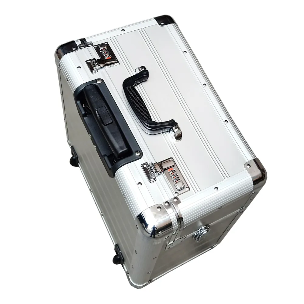 女性男性アルミフレーム新しい耐摩耗性ユニバーサルホイールサイレントパスワードトラベルボックス搭乗スーツケース
