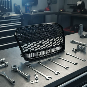Griglia Anteriore Quattro RS7 per <span class=keywords><strong>Audi</strong></span> <span class=keywords><strong>A7</strong></span> 2016 <span class=keywords><strong>2017</strong></span> 2018 2019 - Product Image 3