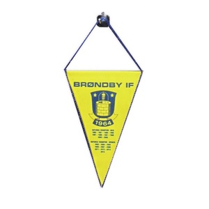 Oneway Wholesale Custom High Quality Satin <b>Flag</b> Triangle Satin Fabric Embroidered Pennant <b>Flags</b> - Product Image 6