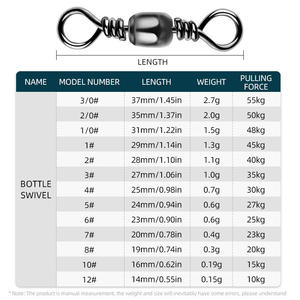 Câu Cá Xoay Giải Quyết Phụ Kiện Kết Nối Đồng Thau Câu Cá Thùng Xoay - Product Image 5