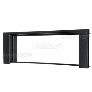 Marco adaptador de panel de radio estéreo para coche 1 DIN para AUDI A4 B6 2000-2006, embellecedor interior de coche - Product Image 2