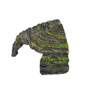 Reptile Hideout Grand Reptile Rock Hide Cave Tortue Basking Plate-forme Abri pour <span class=keywords><strong>L</strong></span>ézard Dragons Barbus Reptile Amphibien - Product Image 5