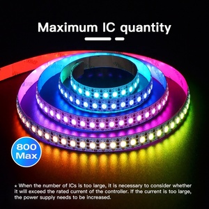 Gledopto ESP32 WLED可寻址像素发光二极管带可编程控制器，麦克风 + 微型B DIY DC5-24V 15A，适用于RGB/RGBW - Product Image 3