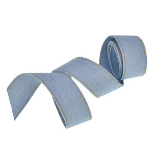 Ruban en jean de 5 mètres, bande de tissu en jean superposable pour la confection de nœuds, la fabrication de pinces à cheveux, la <span class=keywords><strong>couture</strong></span> de vêtements et les décorations - Product Image 3