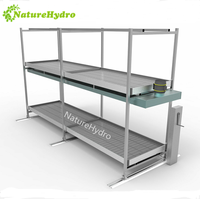 Table de culture hydroponique d'intérieur 2x4 3x6 4x8, bac à semis en plastique ABS, bacs d'inondation pour système hydroponique