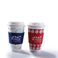 Manchon de protection pour bouteille de café, en silicone, personnalisé, résistante à la chaleur, housse