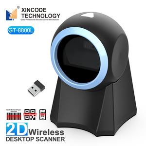 Xincode Wireless Desktop Barcode Scanner <strong>2D</strong> Qr <strong>Code</strong> Scanner USB BT QR Price Product Barcode <strong>Reader</strong> GT-8800L - Product Image 1