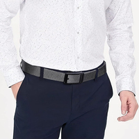 Ceinture tactique réglable en nylon de haute qualité avec boucle à cliquet et boucle coulissante automatique pour le golf