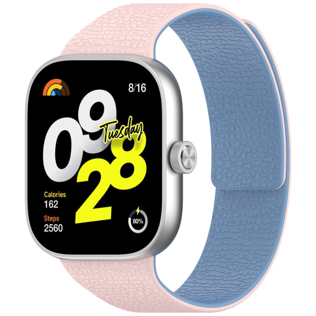 Compatible with Redmi Watch 5 6 and for Band 9Pro Soft Silicone Magnetic Strap