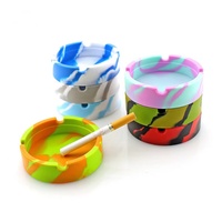 Cendrier rond en silicone, prix usine 2026, vente en gros, cendrier portable pour cigares, accessoires pour fumeurs, article très demandé