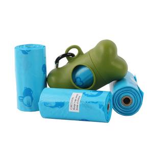 Sacs à déchets pour animaux de compagnie en amidon de maïs biodégradable compostable à 100%, rouleau de deux couleurs, pour les excréments de chien, prix bas, fournisseurs - Product Image 2