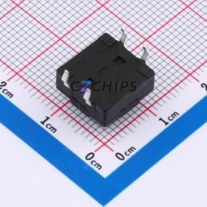 TSW12111-075B511BA Tactile Switch Through hole-4P,11.7x11.5mm Switch Single Pole Single Throw Round Button 2.8N 11.7mm - Product Image 2