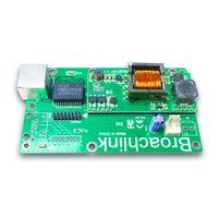 Kartu Sever Lan OEM Gigabit Ethernet Antarmuka Nic POE Modul NIC Minipcie Ke RJ45 Kartu Jaringan Port Tunggal untuk Server