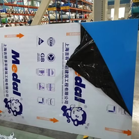 Panneau Dibond 4 * 8ft Impression Alucobond ACP Panneau composite en aluminium brossé pour impression d'art UV