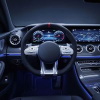 Volant en cuir de style papillon personnalisé en fibre de carbone forgée pour Mercedes Benz S E C G GLE GLS W233 W213 W206 W167 C257