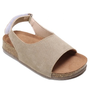 Sandales en liège pour petite fille, nouveau modèle tendance, pour l'extérieur et l'école, tous les jours, avec crochets et boucles, vente en gros, - Product Image 2