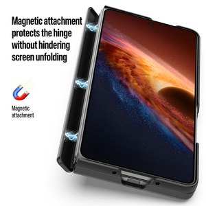 เคสโทรศัพท์แบบแม่เหล็กสำหรับ Honor Magic V6 ป้องกันรอบด้าน โปร่งใส บางเฉียบ ปิดคลุมสองด้าน เคสพับได้ - Product Image 1