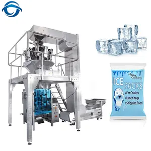 Automatic Vffs Packing Machine Large Capacity Weighing Ice Cube Packing Machine