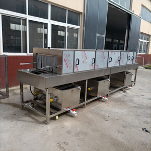 Plastik sepet/palet/plaka/tepsi/sandık yıkayıcı için fabrika kullanımı tünel tipi temizleme makinesi - Product Image 4