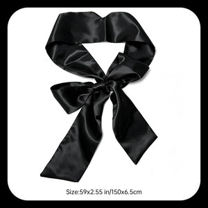 Masque pour les yeux en satin de soie doux, bandeau pour les yeux, pour mariage, produit érotique - Product Image 2