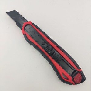 Utility Knife 18mm Stainless Steel Blade Snap Off Blades Red ABS Handle Multi Functional Tool - Product Image 4