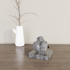 Personalizzato di marca mascotte Design porcellana figurina camera di incenso lavato grigio ceramica angelo bambino che riposa incenso cono bruciatore - Product Image 4