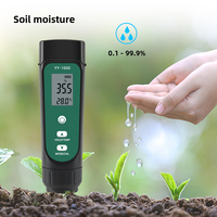 HEDAO YY-1000 Mètre 3 en 1 pour l'humidité, la température et la conductivité du sol