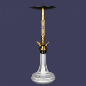 SHISHA YUOTO 2502 WILDER - Juego de Cachimba de Lujo de Acero Inoxidable Premium con Iluminación LED y Caja de Regalo para Fiestas - Exportación y Venta al por Mayor - Product Image 1