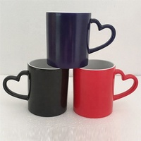 Cadeau d'anniversaire surprise petit ami petite amie mari femme maman papa céramique grès 11 oz couleur changeante tasse chauffante magique