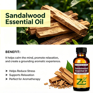 Huile Essentielle de Bois de Santal Naturelle Non Diluée, Huile de Santal Botanique Premium pour Diffuseur, Méditation, Apaisement, Soins de la Peau et Soins Corporels DIY - Product Image 4