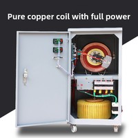 Stabilisateur de tension pour climatiseur 220V, alimentation régulée haute puissance pour usage domestique, monophasé, numérique automatique