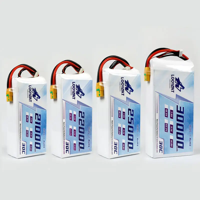 Lithium Battery Manufacturing High Voltage 22000Mah 25000Mah 30000Mah Lihv Battery Pack 6S 12S 14S for Drone Battery