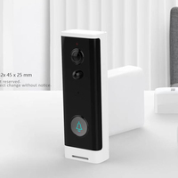 Tuya kamera pintar luar ruangan, kamera pintar luar ruangan dan Monitor dalam ruangan sistem interkom nirkabel bel pintu kamera Wifi Video bel pintu smartlife app