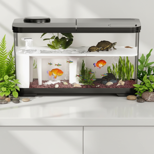 Kit <span class=keywords><strong>de</strong></span> <span class=keywords><strong>Acuario</strong></span> Ecológico <span class=keywords><strong>para</strong></span> <span class=keywords><strong>Peces</strong></span> <span class=keywords><strong>de</strong></span> <span class=keywords><strong>Agua</strong></span> <span class=keywords><strong>Dulce</strong></span> y Tortugas, Específico <span class=keywords><strong>para</strong></span> Tortugas, con Doble Función <span class=keywords><strong>de</strong></span> Aislamiento y Filtración - Product Image 3