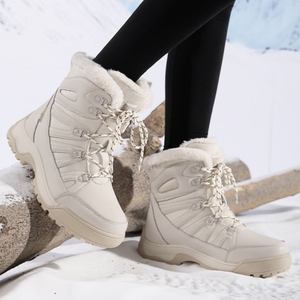 Stivali da neve invernali peluche di cotone caldo scarpe antiscivolo antivento scarpe da <span class=keywords><strong>donna</strong></span> da <span class=keywords><strong>donna</strong></span> - Product Image 3