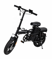 Vélo électrique pliable de 20 pouces avec double siège