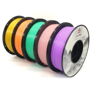 Großhandel 1KG Vakuum verpackung Regenbogen Fabrik preis PLA PETG ABS TPU 3d Drucker Filament pla