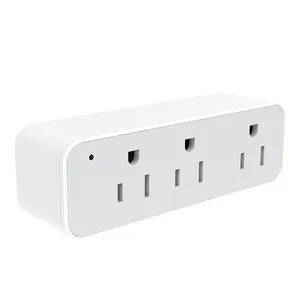 Wall Mount Standard Usa Plug Regular Power Strip Surge Protector Power Sockets Dual Ac Outlets With USB Ports