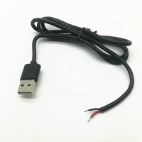 Maßgefertigtes USB 2.0 Typ A Stecker Abisoliertes Kabel Offenes Pigtail-Verlängerungskabel für Computer Drucker Schnelles Laden Datenübertragung