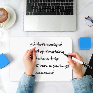 Whiteboard-Sets zum Trocken Abwischen – Doppelseitige Kleine Mini-Whiteboards für Kinder, Schule, Büro und Zuhause - Product Image 6