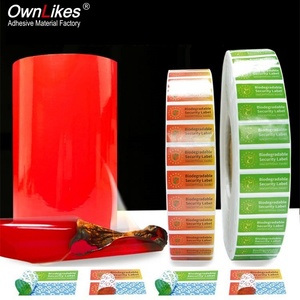 Etiquetas Adhesivas en Rollo Ownlikes 2023 PLA, Anti-falsificación, Protección Ambiental, Autoadhesivas, Acrílicas - Product Image 5