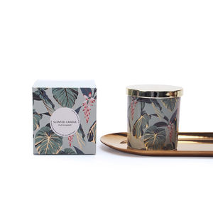 เทียนหอมขี้ผึ้งถั่วเหลืองพิมพ์ลายแบรนด์ส่วนตัวที่สร้างสรรค์ของตกแต่งบ้าน - Product Image 1